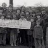 1st Tudhoe Church Boys Brigade sponsored walk Jubilee Bridge to Croxdale, circa 1973.