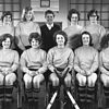 Spennymoor Grammar Technical School Girls Hockey Team, & Miss Gibson, PE Teacher, 8 April 1965.