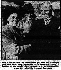 Ada Fishburn meets James Dixon Murray MP.