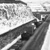 The A1 cutting, Ferryhill, February 1965.