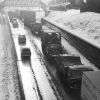 The A1 cutting, Ferryhill, February 1965.