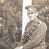 Cuthbert Hutchinson in WW1 uniform astride a horse.