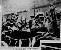 King and Queen of Carnival at Ferryhill.