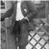 Jack Donnelly at rear of Attwood Terrace Tudhoe Colliery 1906