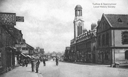 High Street 1920's,  National Provincial Bank is on the right next to the Town Hall.