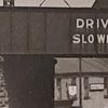 Spennymoor Railway Bridge looking through to the High Street 1947.