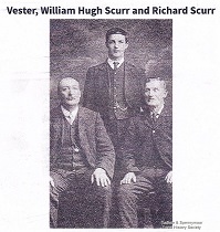 Henry Vester (1869-1927), William Hugh Scurr (1890-1974) and Richard Scurr (1843-1916).