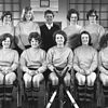 Spennymoor Grammar Technical School Girls Hockey Team, & Miss Gibson, PE Teacher, 8 April 1965.