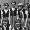 Spennymoor Grammar Technical School Players from Christmas play, ’A Health to John Patch’, December 1965.