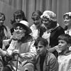 Spennymoor Grammar Technical School Players from Christmas play, ’A Health to John Patch’, December 1965.