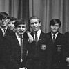 Spennymoor Grammar Technical School Lighting Crew, Christmas play, ’A Health to John Patch’, December 1965.