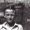Raymond Scurr (1921-2009) at rear of 24 Front Street, Tudhoe Colliery in 1934.