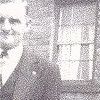 John Richard (Jack) Scurr (1912-1995) and Raymond Scurr (1921-2009) outside 24 Front Street, Tudhoe Colliery in 1938.
