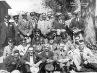 Spennymoor and District Bus Drivers c.early 1940s.