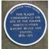 Railway Plaque